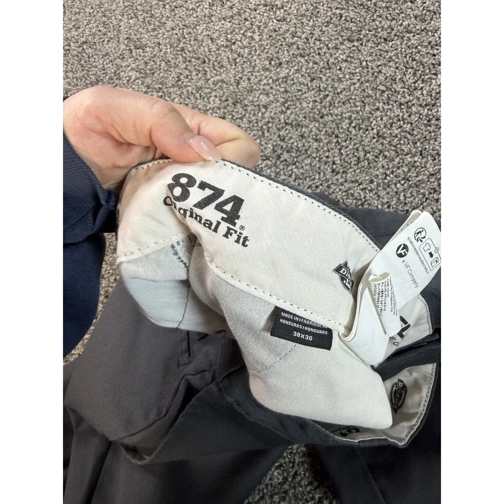 Dickies 874 Original Fit Pants Men's Size 38X30 Gray Workwear